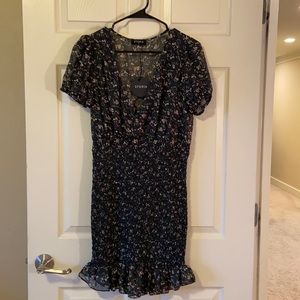 Floral ruched Dress